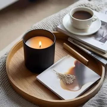 SUPMIND Glass Candle Jars For Making Candles, Empty Glass Jars in Bulk with Bamboo Lids