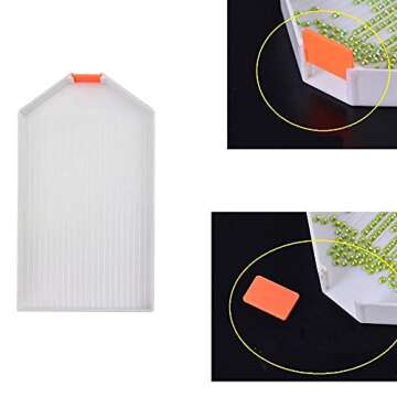 3 Pcs Large Plastic Bead Sorting Trays for Diamond Painting