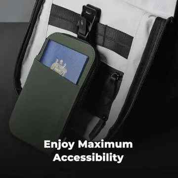 ALPAKA Black Zip Travel Wallet for Secure Travel Accessories