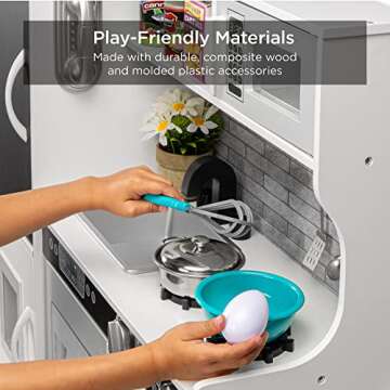 Best Choice Products Wooden Kids Kitchen Play Set