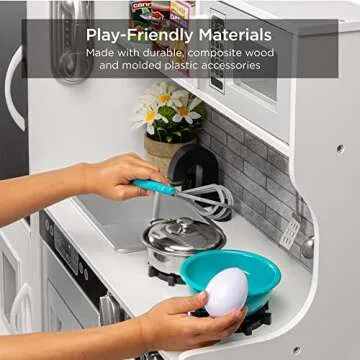 Best Choice Products Wooden Kids Kitchen Play Set