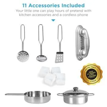 Best Choice Products Wooden Kids Kitchen Play Set