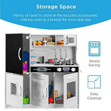 Best Choice Products Wooden Kids Kitchen Play Set