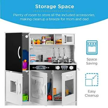 Best Choice Products Wooden Kids Kitchen Play Set
