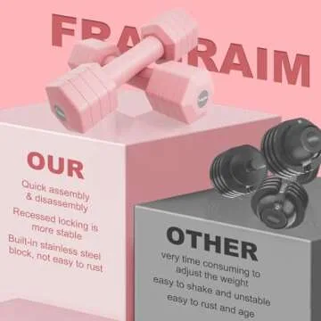 Adjustable Dumbbells Set for Home Gym Workouts