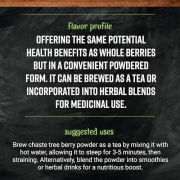 Frontier Bulk Chaste Tree Berries Whole, Organic, 16 Ounce