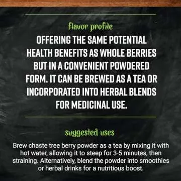 Frontier Bulk Chaste Tree Berries Whole, Organic, 16 Ounce