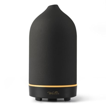 Wanlola Essential Oil Diffuser - 120ml Ceramic Aromatherapy with Auto Shut Off