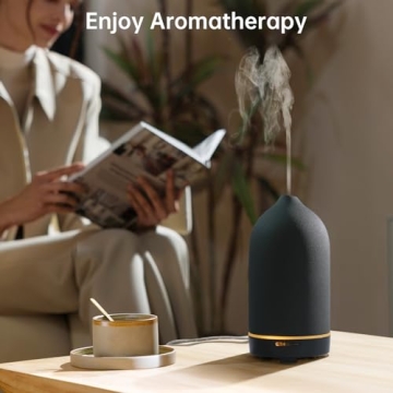 Wanlola 120ml Stylish Ceramic Essential Oil Diffuser