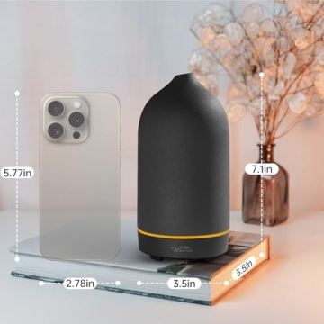Wanlola 120ml Stylish Ceramic Essential Oil Diffuser
