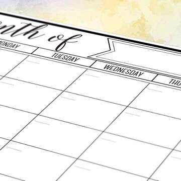 planOvation Magnetic Calendar for Refrigerator - Magnetic Dry Erase Calendar for Kids, Teens & Adults, Monthly and Weekly Planner Whiteboard - 12 x 16in (Black)