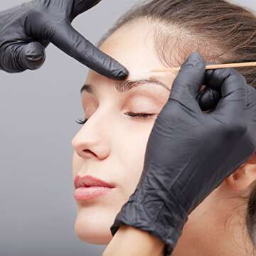 Whaline 400 Pieces Microblading Cotton Swab Tattoo Permanent Supplies Cotton Swabs Makeup Cosmetic Applicator Sticks, 2 Size