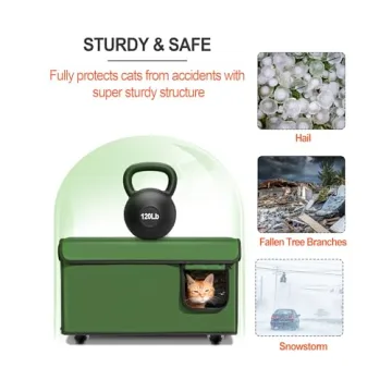 Heated Cat House for Outdoor Cats | Cozy & Weatherproof Shelter