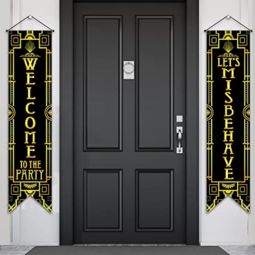 Roaring 20s Party Decorations Stunning Black and Gold