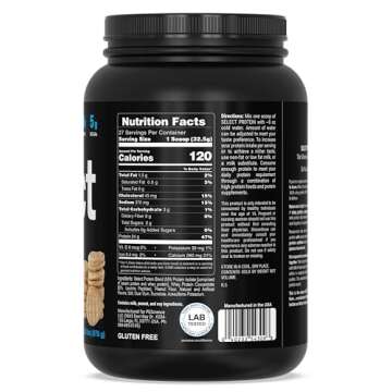 PEScience Select Protein, Peanut Butter Cookie, 27 Servings, Premium Whey and Casein Blend, 31 oz