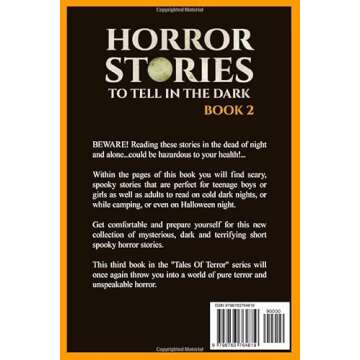 Horror Stories To Tell In The Dark Book 2: Short Scary Horror Stories Anthology For Teenagers And Yo...