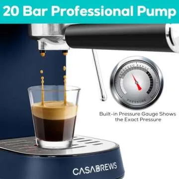 Elevate Your Coffee Experience with CASABREWS Espresso Machine