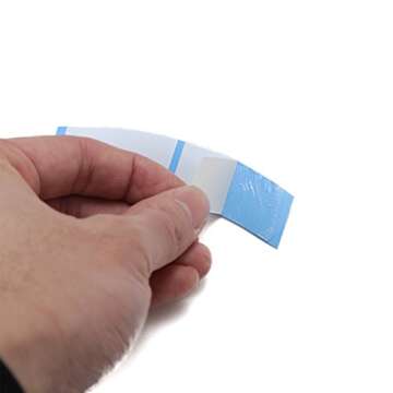 Ultra Hold Mini's Tabs Tape Walker Tape 72 Tabs Minis Adhesive Walker Tape Double-Sided Tape Strips for Lace Wigs & Toupees (WKR-UHT-M)