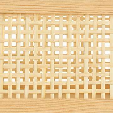 mDesign Medium Decorative Wooden Crate Storage Box, Rustic Pine Wood Organizer Bin Basket w/Built-In Handles for Kitchen Pantry, Cupboard, Cabinet, Counter, Home Sort Collection - Natural Pine