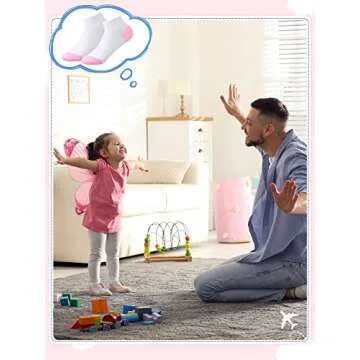 Foaincore 100 Pairs Kids Low Cut Ankle Socks