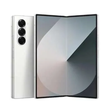 Samsung Galaxy Z Fold 6 Smartphone, 256GB, Factory Unlocked, White (Renewed)