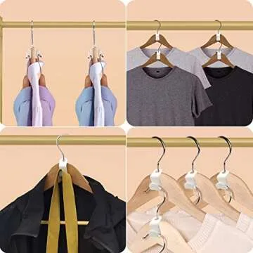 Maximize Closet Space with Meuzvin Hanger Hooks