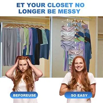 Maximize Closet Space with Meuzvin Hanger Hooks