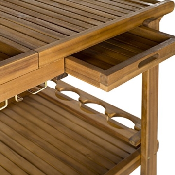 Safavieh Tea Trolley for Stylish Indoor and Outdoor Use