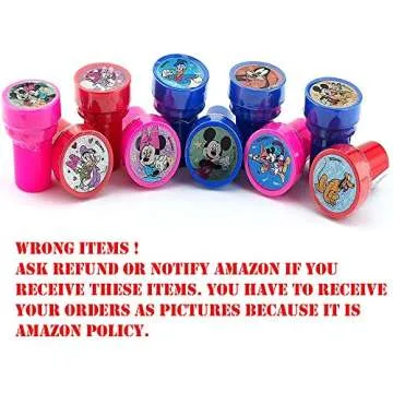 Disney Mickey Mouse 10 Self Inking Stampers for Kids