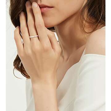 Elegant 3mm Titanium Engagement Ring - TIGRADE