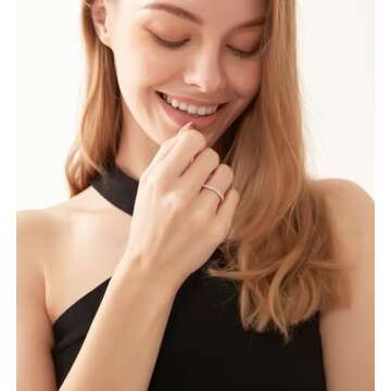 Elegant 3mm Titanium Engagement Ring - TIGRADE