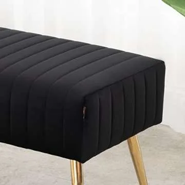 Furnimart Velvet Ottoman Stylish Footrest for Any Room