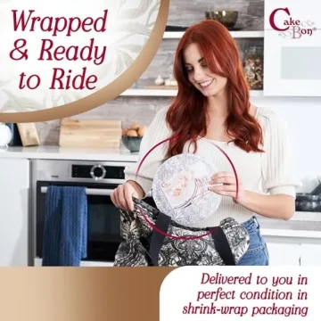 Sturdy 8 Inch Cake Boards by Cakebon - 12 Pack