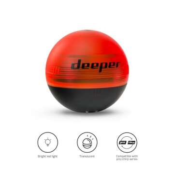 Deeper Night Fishing Cover (Orange) for Deeper Fish Finders