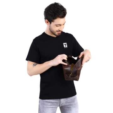 VELLAIRE Genuine Leather Toiletry Bag, leather dopp kit for mens travel toiletry bag mens toiletry bag shaving bag cosmetic bag for women mens dopp kit leather toiletry bag for men (Dark Brown)