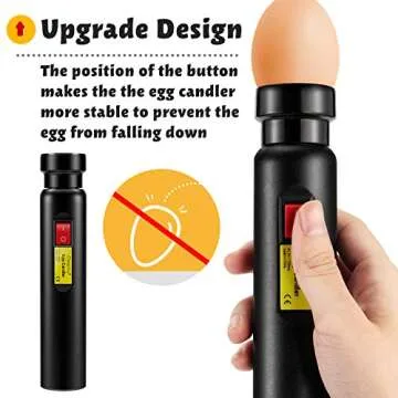 Magicfly Egg Candler: Rechargeable LED Light for Eggs