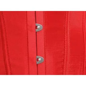 HNGHOU Women's Plus Size Red Corset Top for Parties