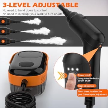 Koutop Steam Cleaner - Fast, Powerful, and Versatile Cleaning