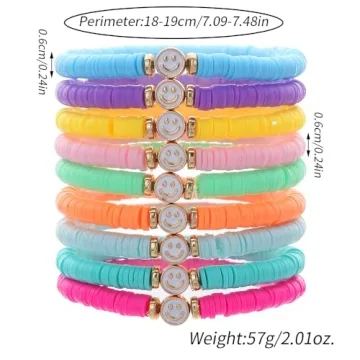Colorful RINTOLER Friendship Bracelets for Women - Perfect Gift