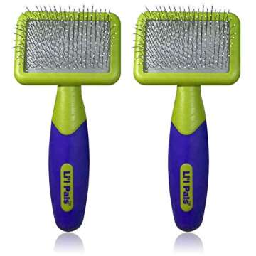 HDP Dog Slicker Brush with Coated Tips - Pack of 2