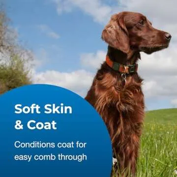 PetAg Fresh ’n Clean Scented Creme Rinse, Classic Fresh Scent (7:1 Concentrate) - 1 Gallon - Conditions Coat and Moisturizes Skin with Vitamin E & Aloe Vera - Soap Free