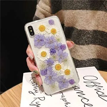 Aunifun Real Dried Pressed Flowers, Nature Dried Flowers Assorted Colorful Daisies for Art Craft DIY Flower Resin Molds (Pink)