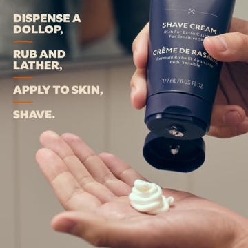 Dollar Shave Club Shave Set with Cream & Blades 4 Pack