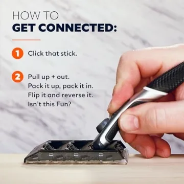 Dollar Shave Club Shave Set with Cream & Blades 4 Pack