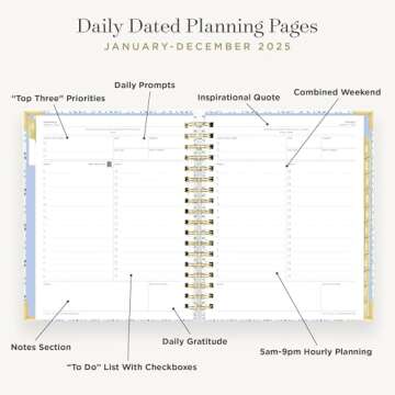Day Designer 2025 Daily Planner for Stylish Organization
