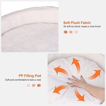 BingoPaw Elevated Cat Bed Stylish Wood Pet Chair