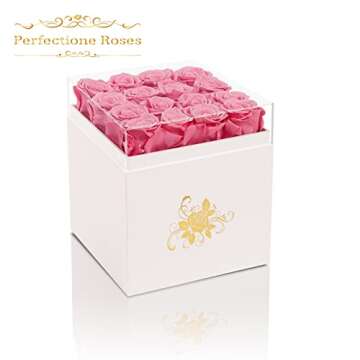 Perfectione Roses Luxury Preserved Roses in a Box, Forever Flowers for Delivery Prime, Mothers Day V...