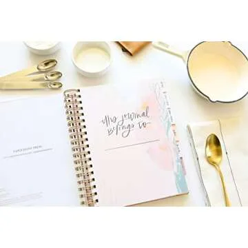 Paper Peony Press The Keepsake Recipe Book: A Blank Recipe Notebook To Write In Your Own Recipes & Create Your Own Cookbook Journal (Spiral-Bound Premium Hardcover Edition)