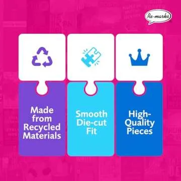 Re-marks Romance Novels Collage Puzzle, 1,000-Piece Literary Jigsaw Puzzle for All Ages