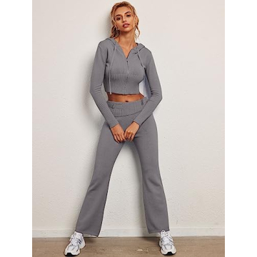 LILLUSORY Trendy Two Piece Set for Stylish Winter Comfort